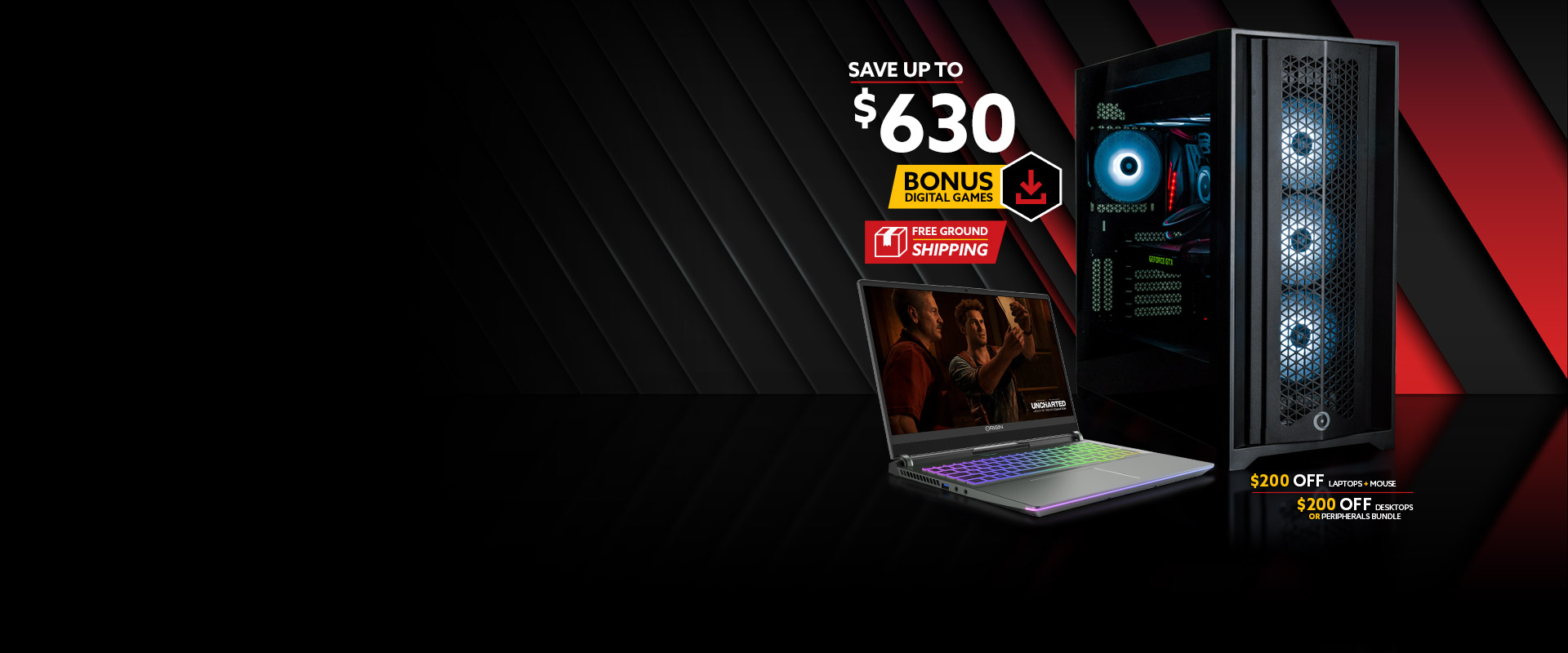 Black Friday deals live now with ORIGIN PC 1 black friday promo