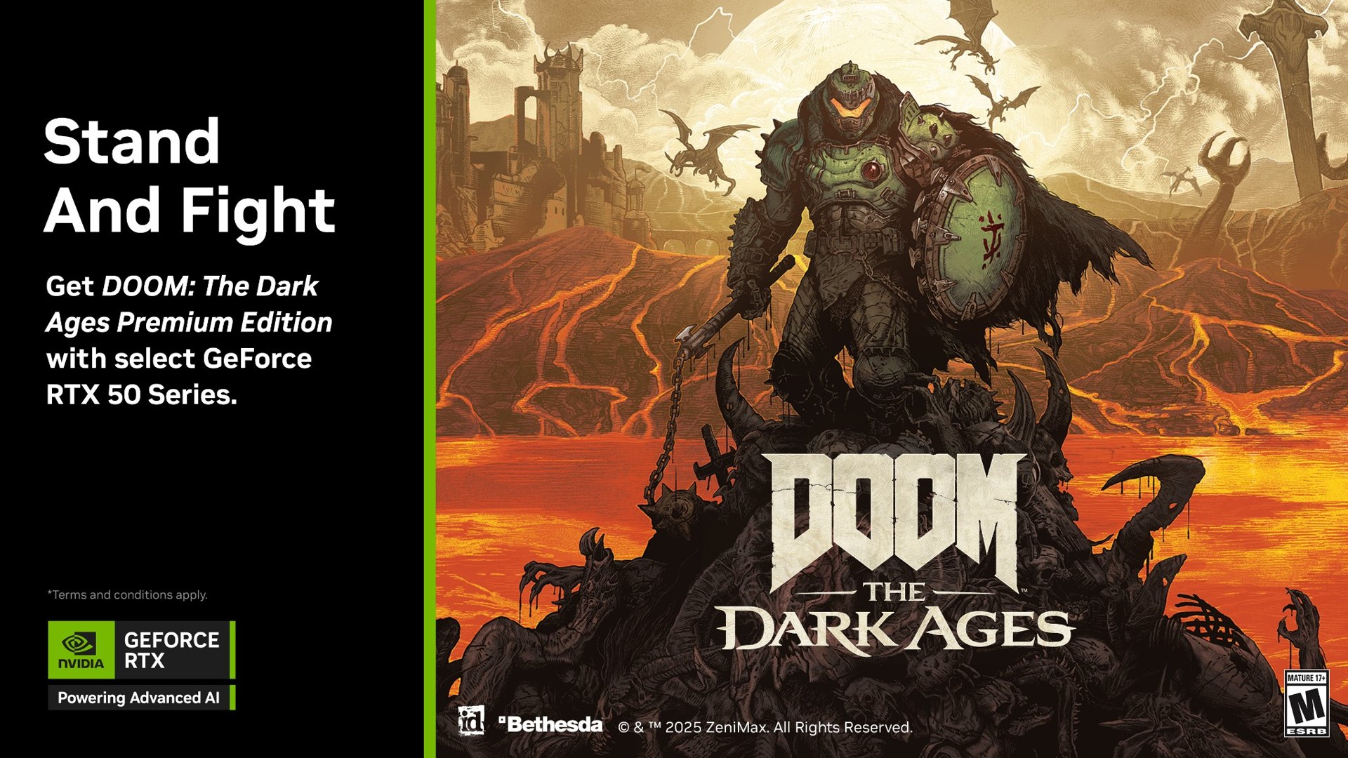 Get DOOM: The Dark Ages Premium Edition with GeForce RTX 50 Series 1 doom the dark ages bundle